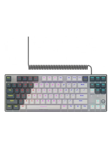  Механична клавиатура Lorgar - Azar 514 TKL, Linear, бяла