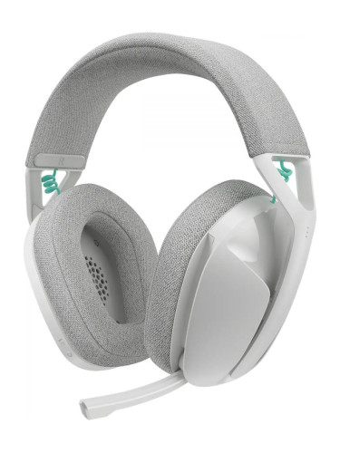  Гейминг слушалки Logitech - G321 Lightspeed, безжични, бели