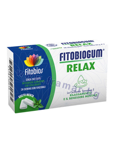 ФИТОБИОС ФИТОБИОГУМ РЕЛАКС дъвки * 24