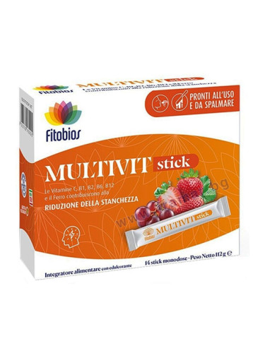 ФИТОБИОС МУЛТИВИТАМИНИ И МИНЕРАЛИ саше * 14 