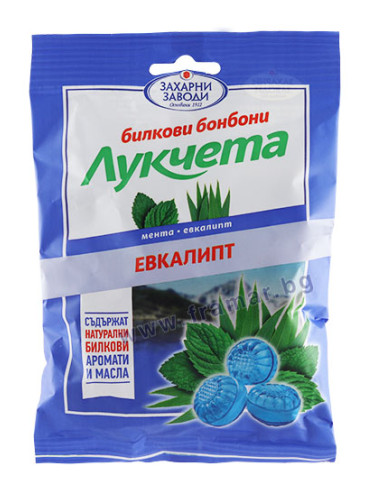 БОНБОНИ ЛУКЧЕТА ЕВКАЛИПТ 75 г