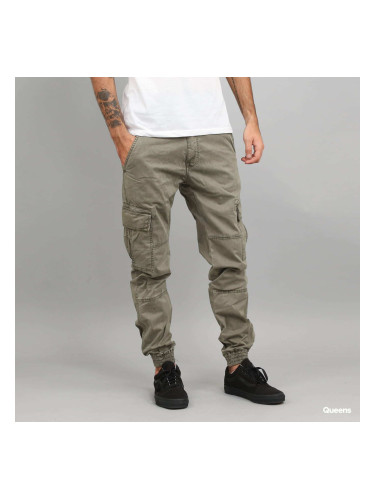 Панталони Urban Classics Washed Cargo Twill Jogging Pants Green W30