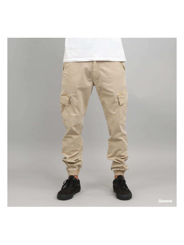 Панталони Urban Classics Washed Cargo Twill Jogging Pants Beige W30