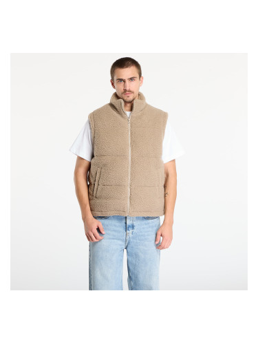 Елек Urban Classics Basic Teddy Puffer Vest Dark Taupe L