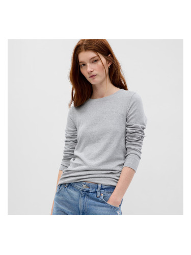 GAP Longsleeve Crewneck Modal Top Grey XL
