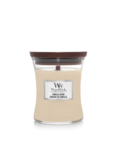 Woodwick Medium Hourglass Candle Vanilla Bean Universal