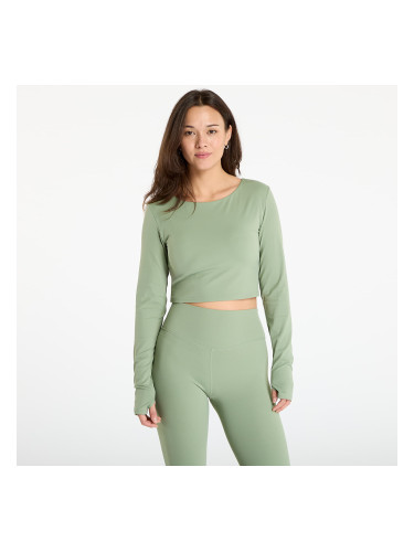 Тениска Urban Classics Ladies Sports Longsleeve Matcha Green S