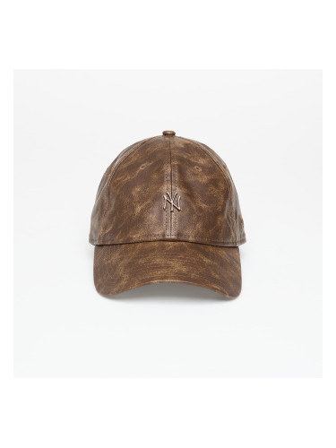 Шапка New Era New York Yankees Womens MLB Worn PU 9TWENTY Adjustable Cap Dark Brown Universal