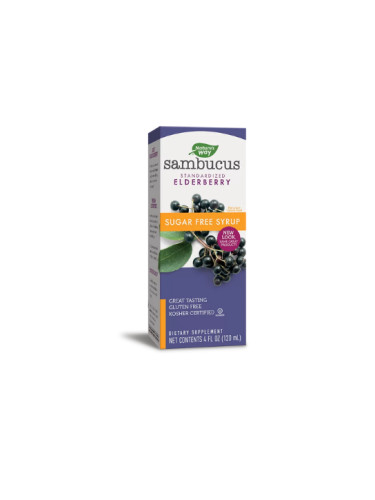 Sambucus Sugar Free Syrup/ Самбукус сироп без захар x 120 ml Nature’s Way
