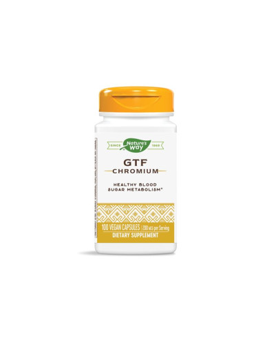 GTF хром 200 mcg 100 капсули | Nature’s Way