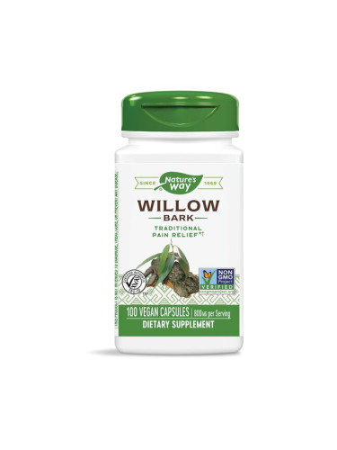 Willow Bark/ Бяла върба (кора) 400 mg x 100 капсули Nature’s Way