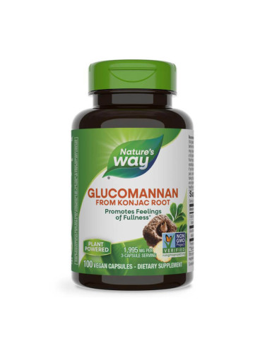 Глюкоманан / Картофена палма (корен) 665 mg 100 V капсули | Nature’s Way