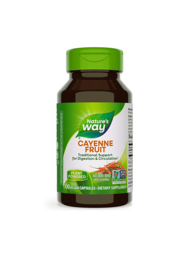 Лют червен пипер (плод) 450 mg V-100 капсули | Nature’s Way