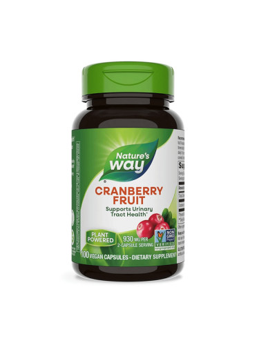 Cranberry Fruit/ Червена боровинка (плод) 465 mg х 100 капсули Nature’s Way