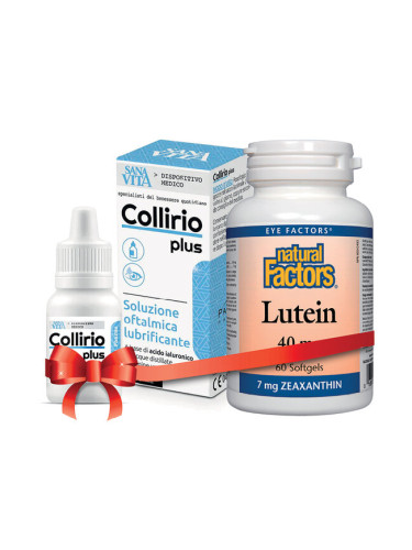 Промо Пакет за здрави очи - Лутеин с подарък капки | Natural Factors