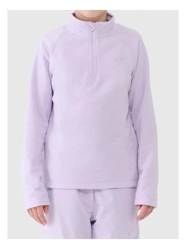 Girls' fleece sweatshirt 4F