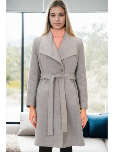 Z9639 DEWBERRY WOMEN'S COAT-GREY
