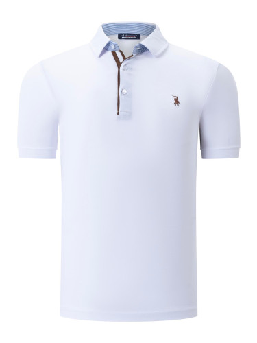 T9582 DEWBERRY MEN'S T-SHIRT-WHITE
