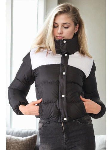 Z9649 DEWBERRY WOMEN'S JACKET-BLACK-WHITE