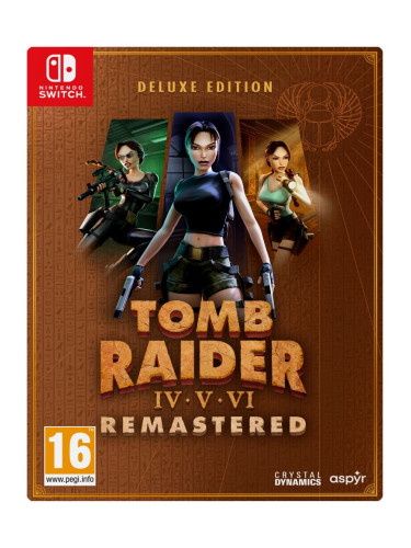 Игра Tomb Raider IV-VI Remastered Starring Lara Croft - Deluxe Edition за Nintendo Switch