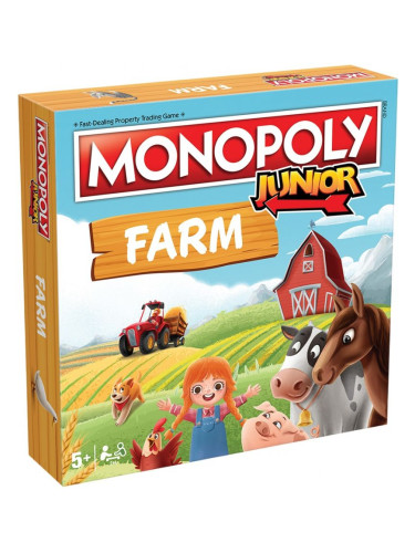  Настолна игра Monopoly Junior: Farm - Детска