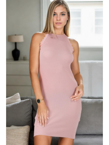 Z9012 DEWBERRY WOMEN'S DRESS-PINK