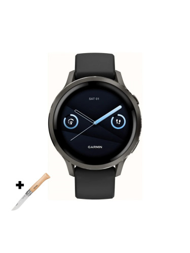 Смарт часовник Garmin Venu 4 Amoled 41 мм Gorilla 3 Slate/Black 010-03013-02