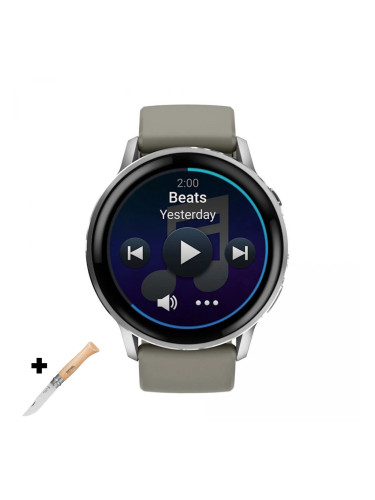 Смарт часовник Garmin Venu 4 Amoled 45 мм Gorilla 3 Silver/Silver Gray 010-03014-01