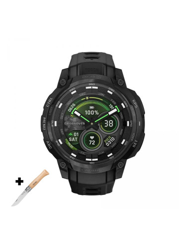 Смарт часовник Garmin Instinct Crossover Amoled 47 мм Sapphire Tactical Edition Black 010-03398-02
