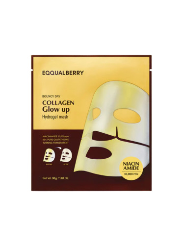 EQQUALBERRY - Collagen Glow Up Hydrogel Mask (30g)