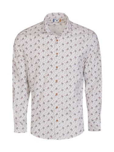 Мъжка риза в бяло