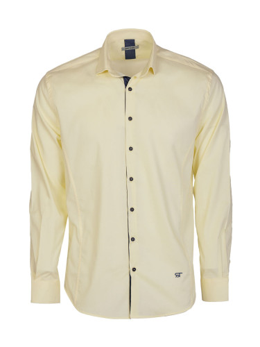 Мъжка жълта риза класическа