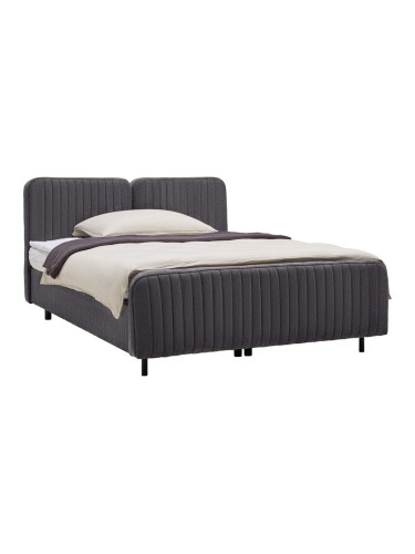 СИВО ТАПИЦИРАНО ЛЕГЛО ЛИВЕТО С ПЛОЩ ЗА СЪН 180/200СМ