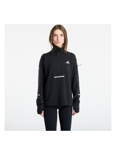 Суитшърт adidas Adi365 Running CLIMAWARM+ Half-Zip Black L