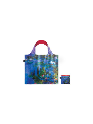 Loqi Claude Monet - Water Lilies Recycled Bag Unisex - Раници и чанти LOQI - Син - MO.WL.R-One-size - Size: One size