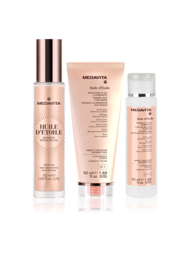 Medavita Huile d'Étolle Huile d'Étoile комплект За коса за жени