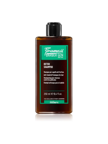 Framesi Barber Gen Detox почистващ детоксикиращ шампоан против пърхот 250 мл.