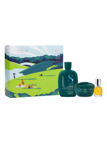 Alfaparf Milano Semi di Lino Reconstruction Holiday Kit подаръчен комплект за увредена коса 3 бр.