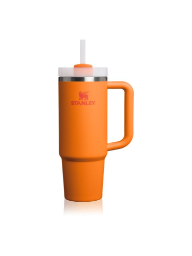 Stanley Quencher H2.O FlowState™ Tumbler неръждаема термочаша със сламка средни Goldenrod Coral 890 мл.