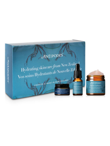 Antipodes Christmas Set Hydration Skincare коледен подаръчен комплект за интензивна хидратация