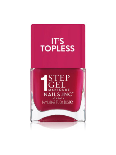 Nails Inc. It’s Topless гел лак за нокти за дълготраен ефект цвят Kylie 14 мл.