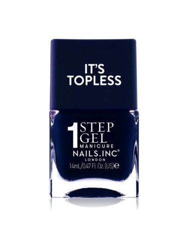Nails Inc. It’s Topless гел лак за нокти за дълготраен ефект цвят Whitney 14 мл.