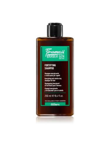 Framesi Barber Gen Fortifying подсливащ шампоан за слаба, склонна към оредяване коса 250 мл.