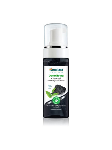 Himalaya Herbals Detoxifying Charcoal почистваща пяна за лице с черен въглен 150 мл.
