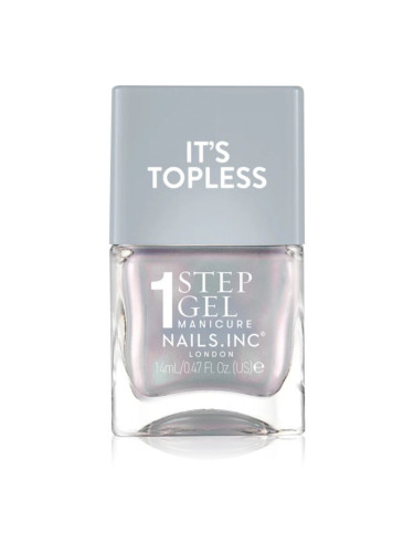 Nails Inc. It’s Topless гел лак за нокти за дълготраен ефект цвят Elle 14 мл.