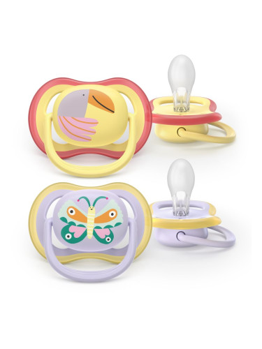 Philips Avent Ultra Air SCF087/04 0-6m биберон Girl 2 бр.
