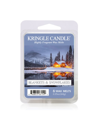 Kringle Candle Blankets & Snowflakes Wax Melt DVA ароматна свещ 64 гр.