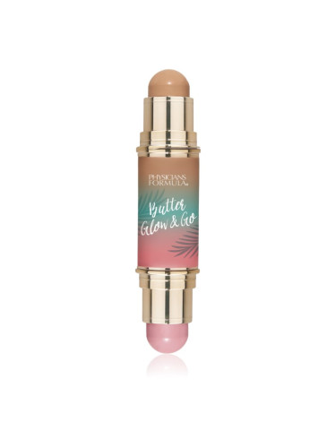 Physicians Formula Butter Glow & Go двустранна контурираща писалка цвят Beachy Pink 10 гр.