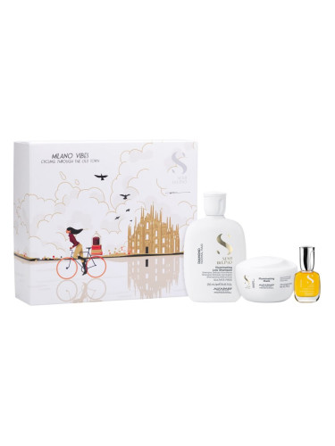 Alfaparf Milano Semi di Lino Diamond Holiday Kit подаръчен комплект за блясък и мекота на косата
