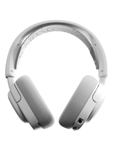  Гейминг слушалки SteelSeries - Arctis Nova 3XW, Xbox/PS5/PC/NS, безжични, бели